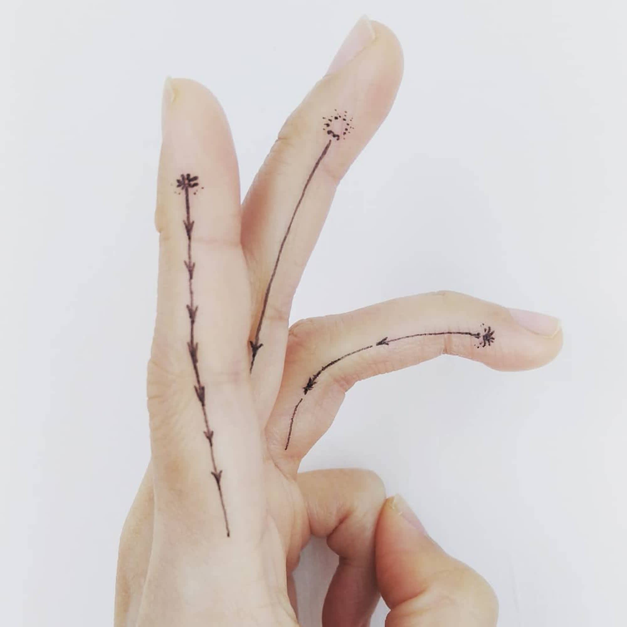 Teeny Tiny Finger Tattoo Inspiration to Add to Your Saved Folder - POPSUGAR  Australia