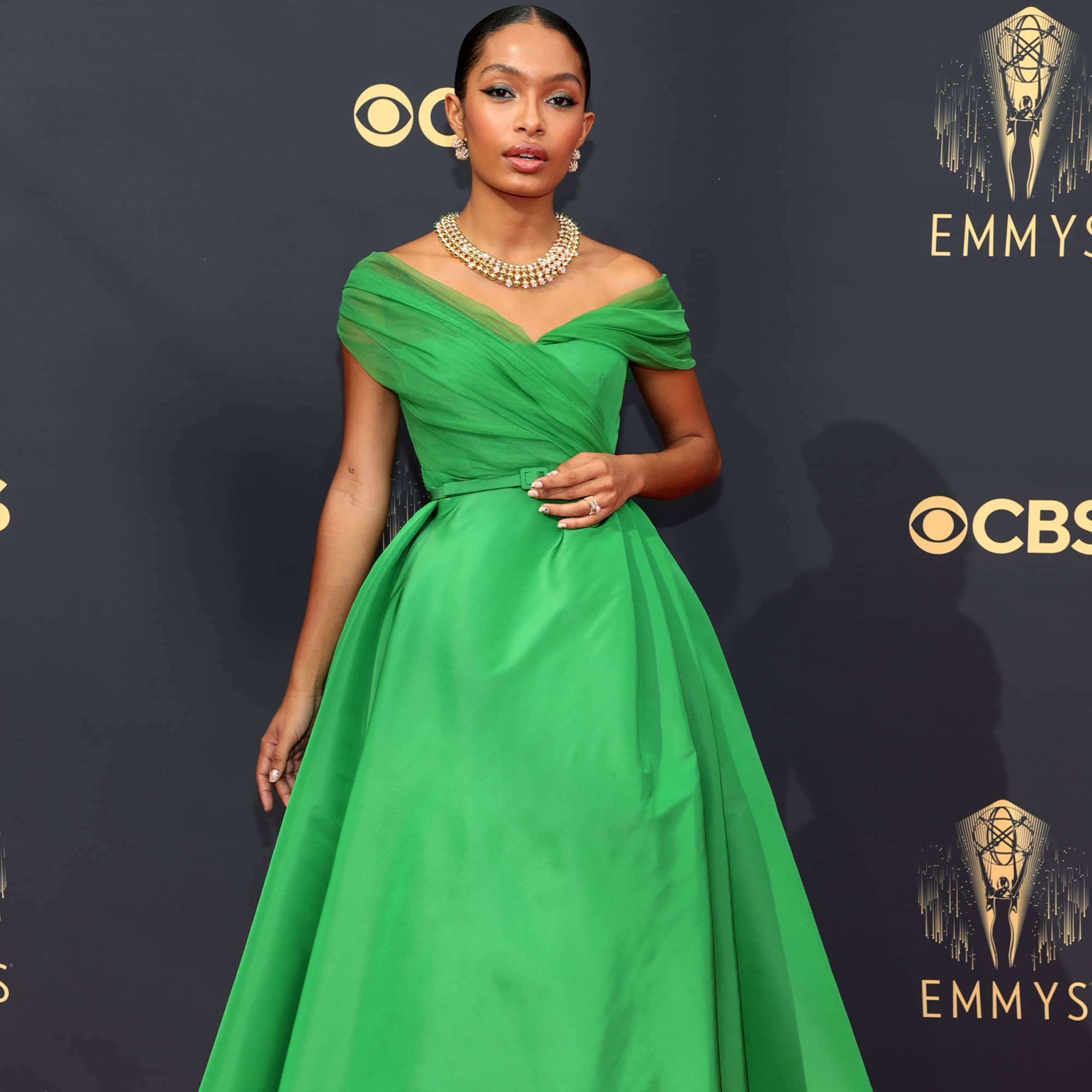 Yara Shahidi Wears the Most Sophisticated, Off-the-Shoulder Dress ...