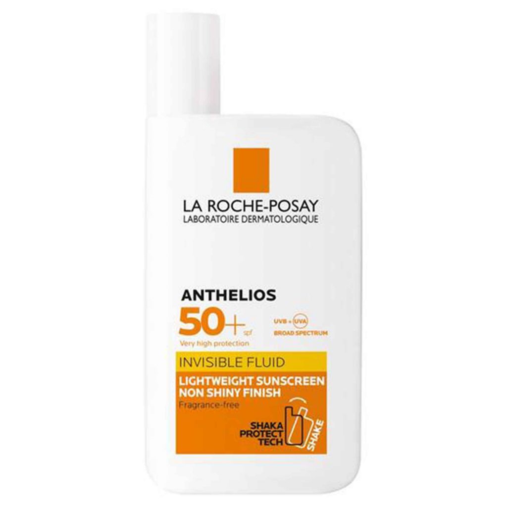 La Roche-Posay Anthelios Invisible Fluid Facial Sunscreen SPF 50+ ($36)