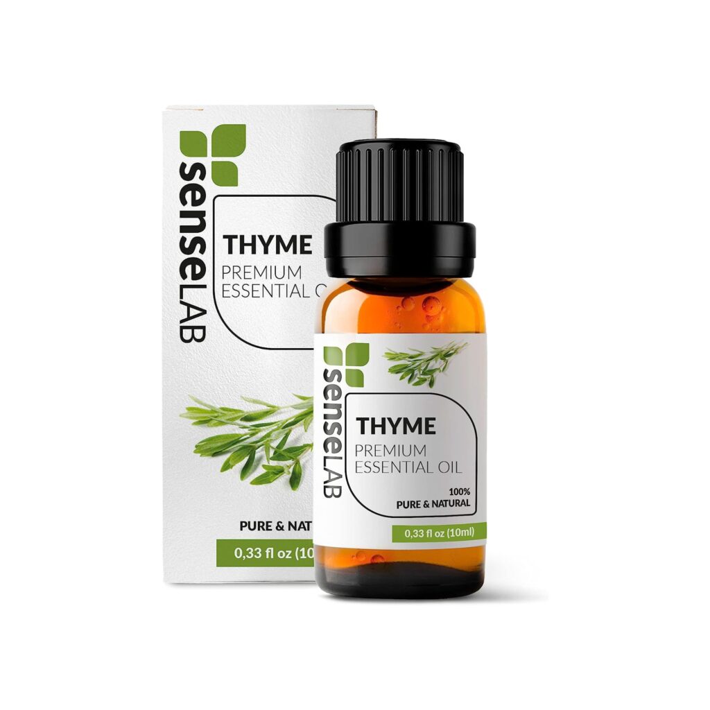 SenseLab Amazon Thyme Essential Oil - Essential Oils for Sore Throat