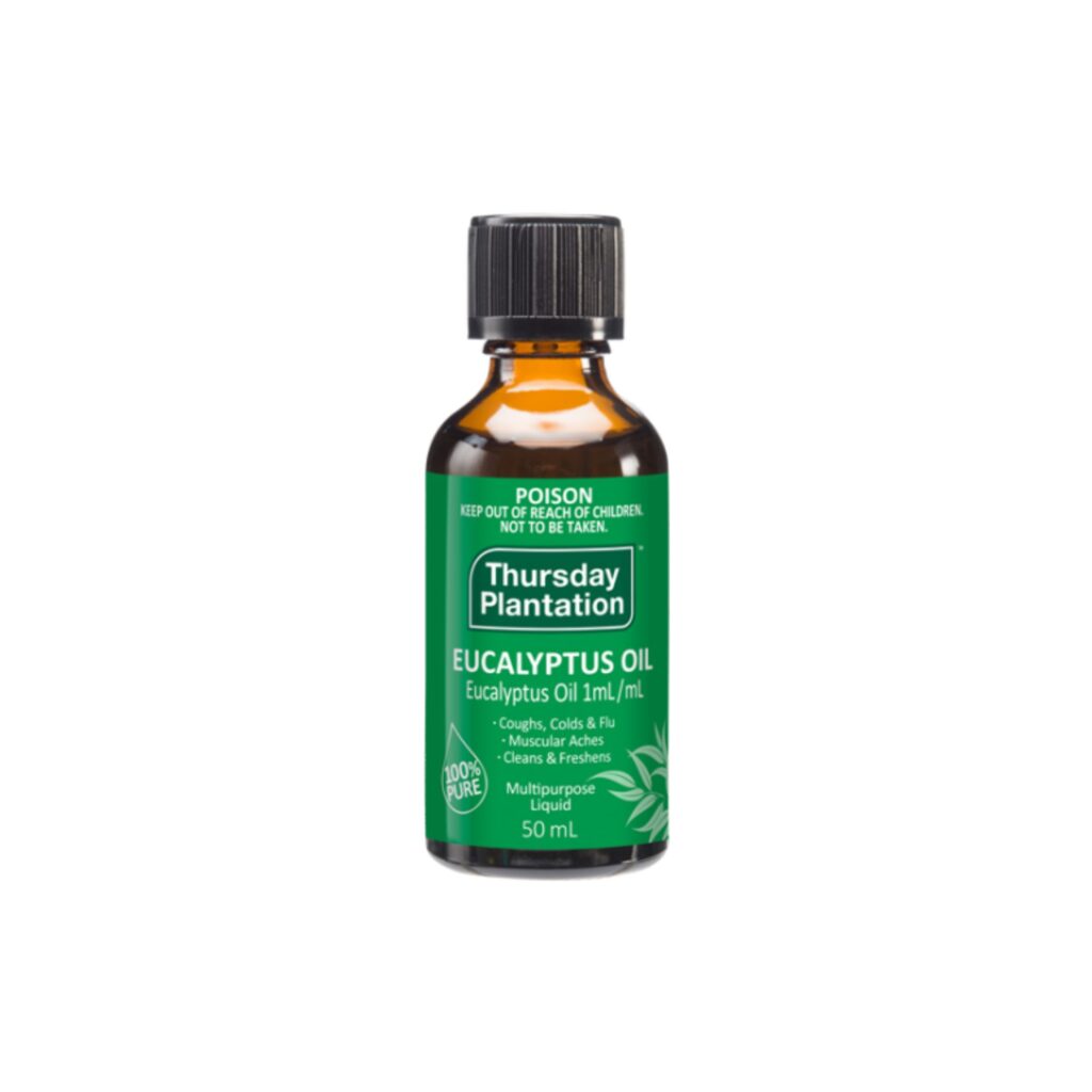 Thursday Plantation Eucalyptus oil - Essential Oils for Sore Throat