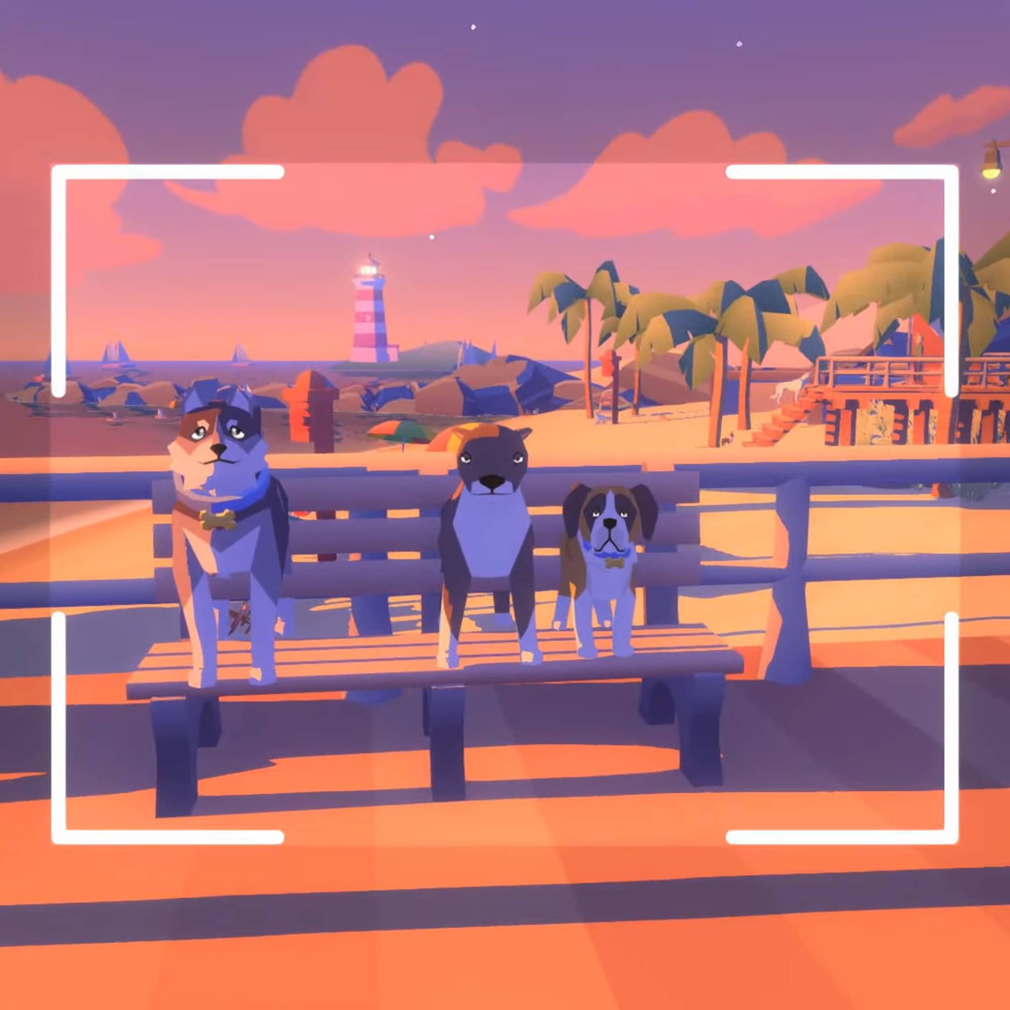 A screenshot from the Pupperazzi game trailer.