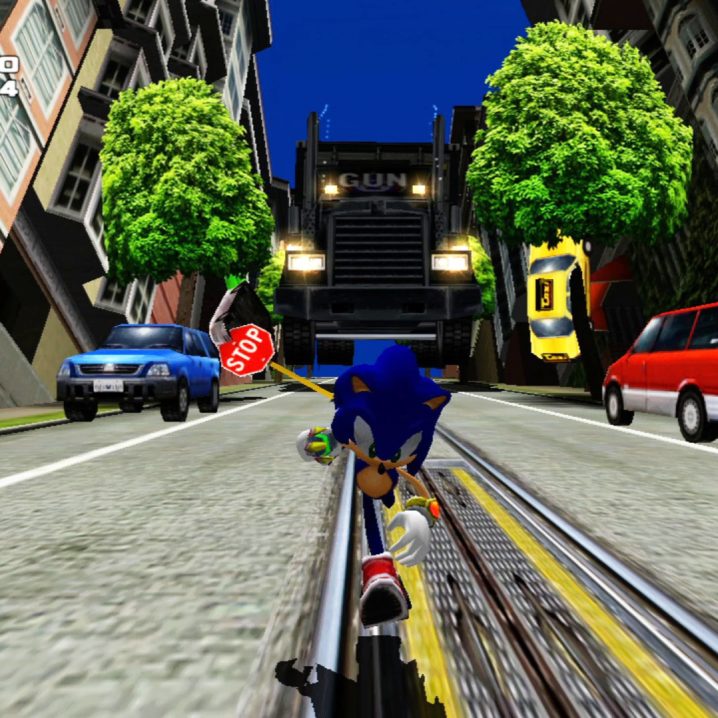 A screenshot of Sonic Adventure 2.