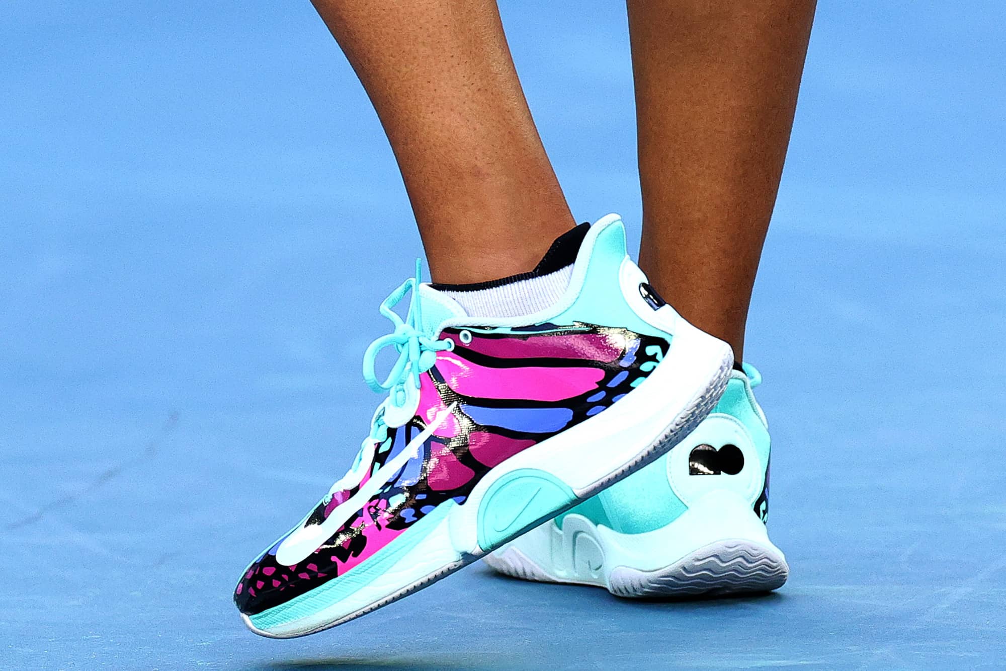Naomi Osaka Nike Japan Sneakers Impress Fans at Australia Match