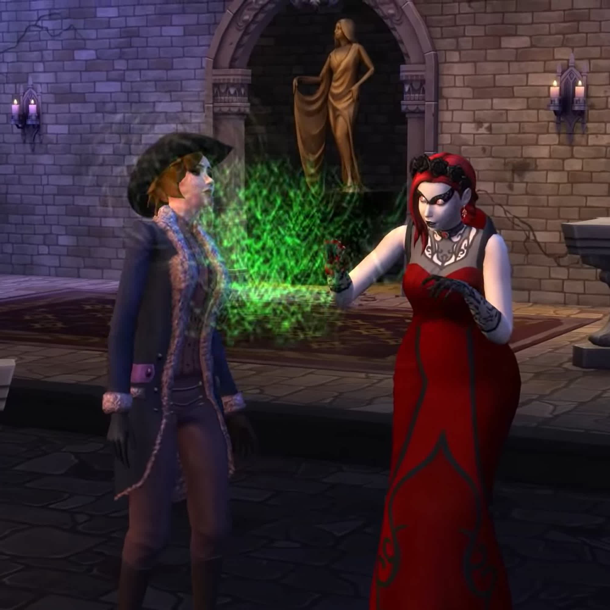 The Sims 4 Vampire game pack.