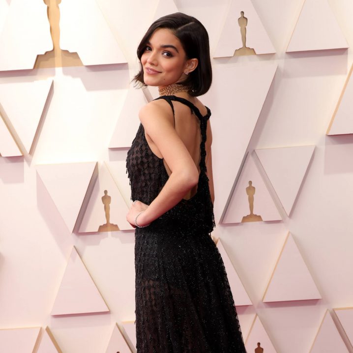 Rachel Zegler Sparkles in a Sheer Backless Gown at the Oscars ...