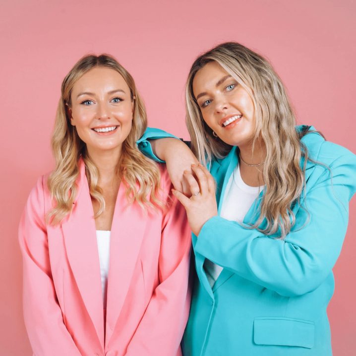 Hannah English with tbh Skincare founder Rachael Tyers