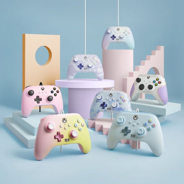 The new pastel Xbox controller range.