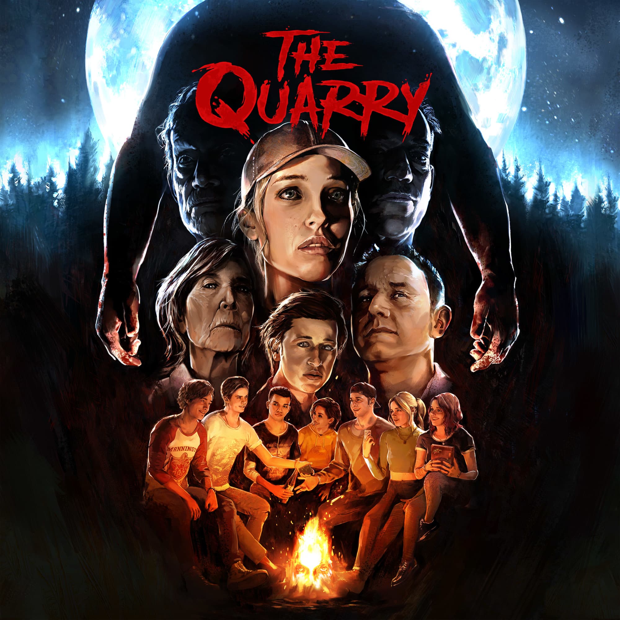Key art for The Quarry, Supermassive Games' new interactive teen-horror drama game