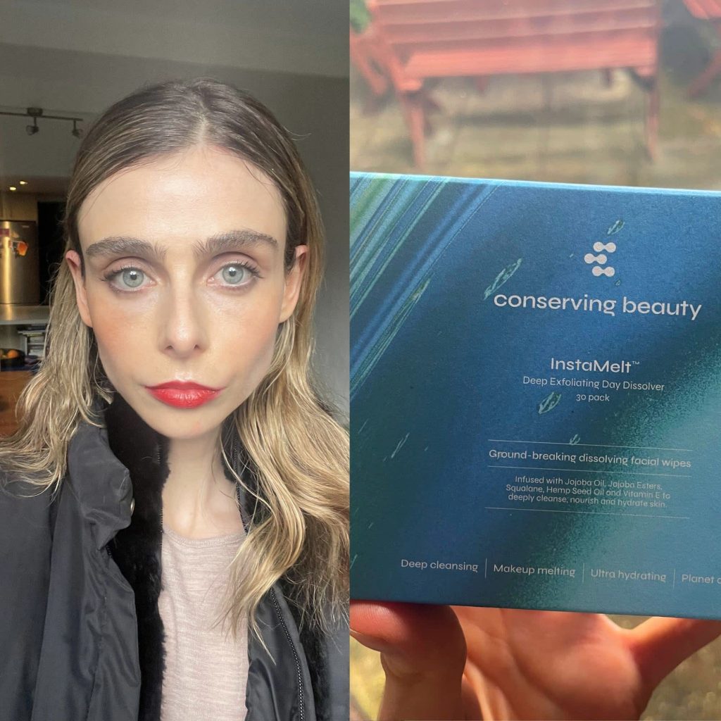 Ruby Feneley tries Conserving Beauty,InstaMelt™ Deep Exfoliating Day Dissolver