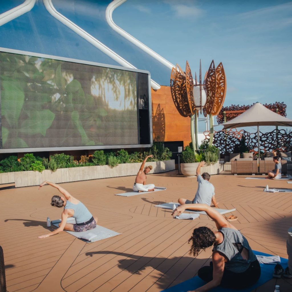 Wellness activities onboard the Celebrity Beyond with 'Goop at Sea'