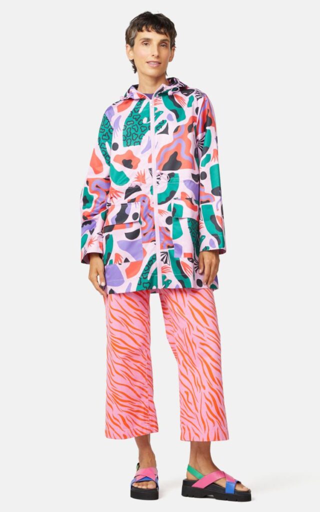 Gorman Leopard Pink Raincoat - Rain jackets