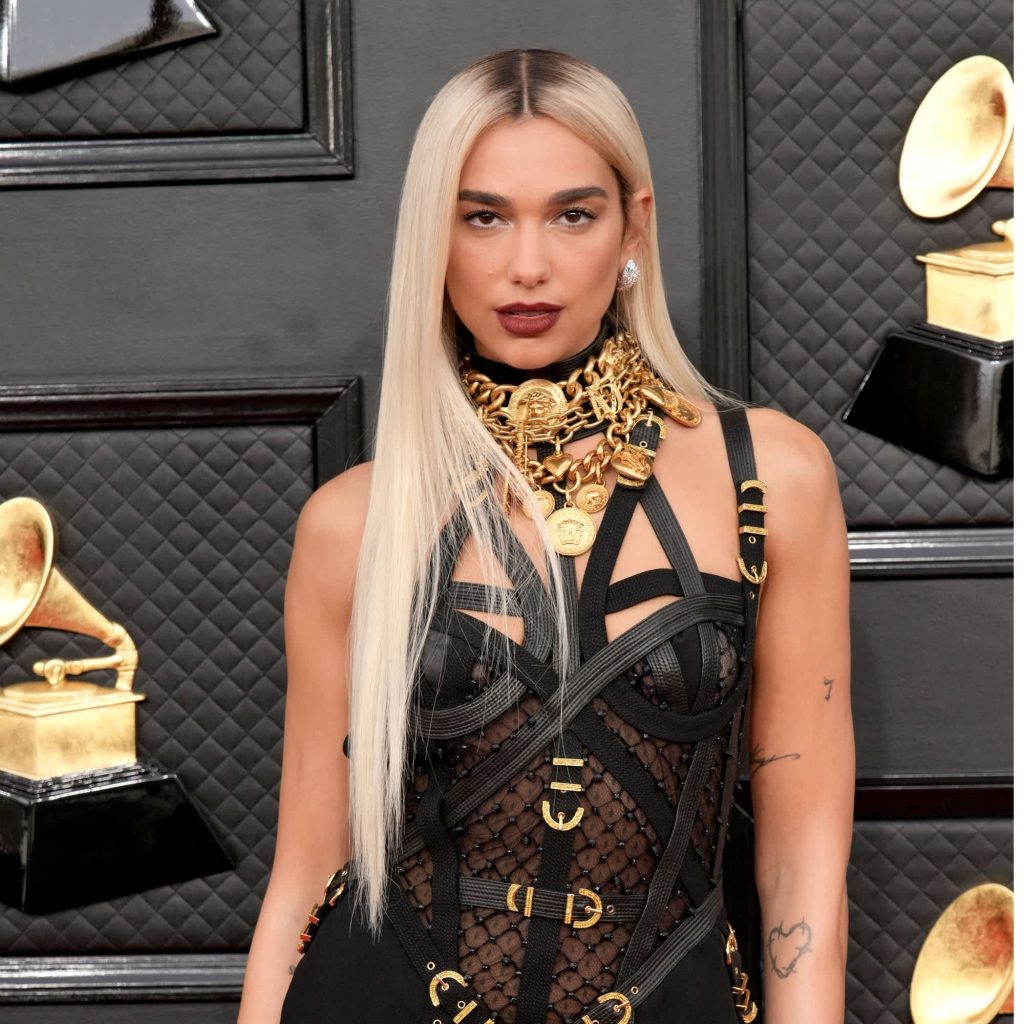 Dua Lipa gives Emo a glam-grunge twist at the Grammys