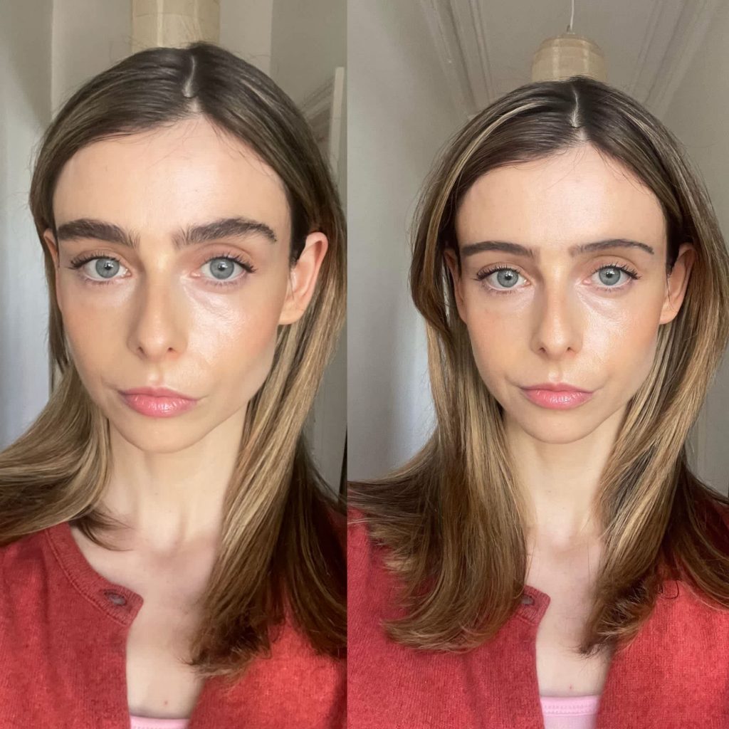 Ruby Feneley goes unfiltered with the skinny brow trend 