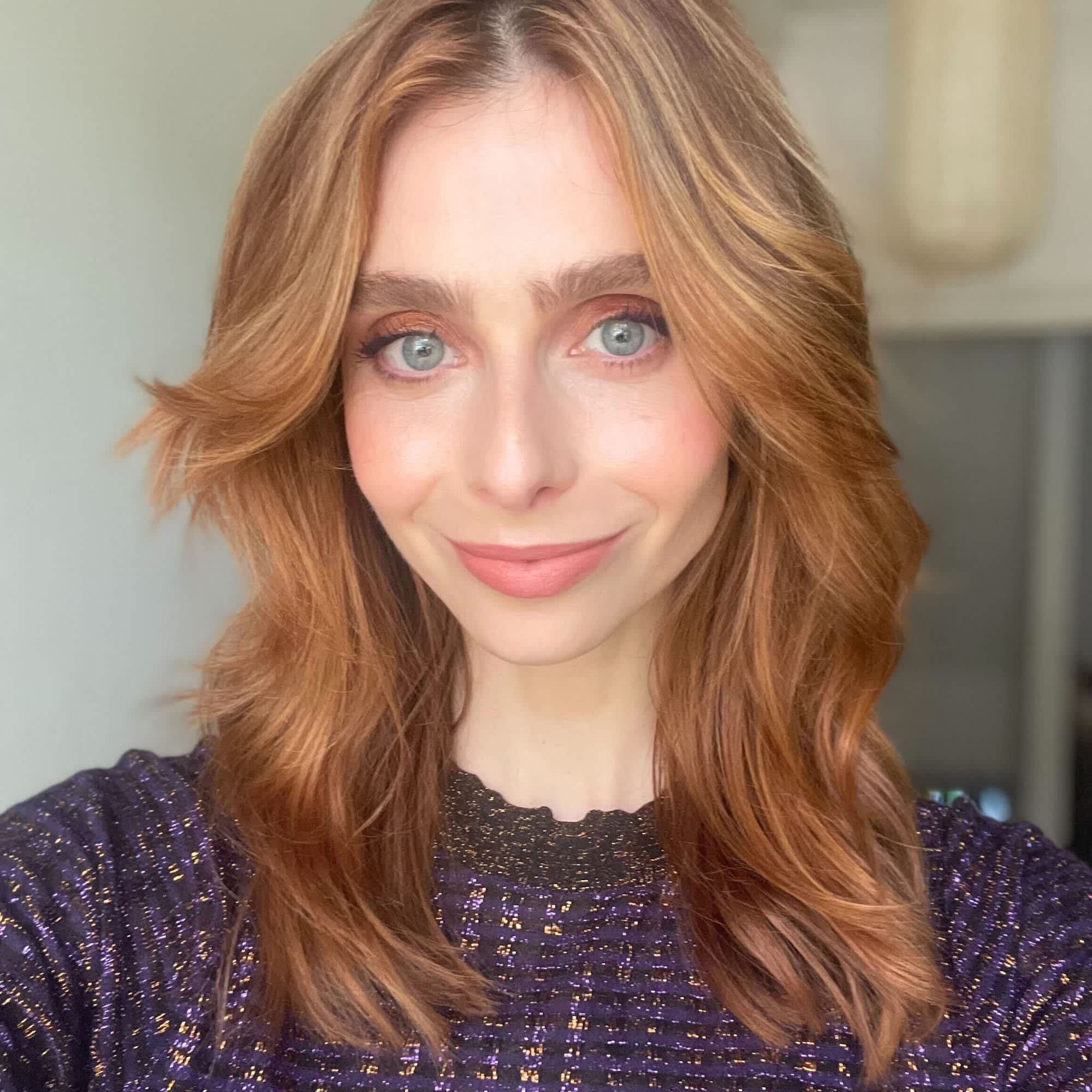 Ruby Feneley tries the copper hair colour trend