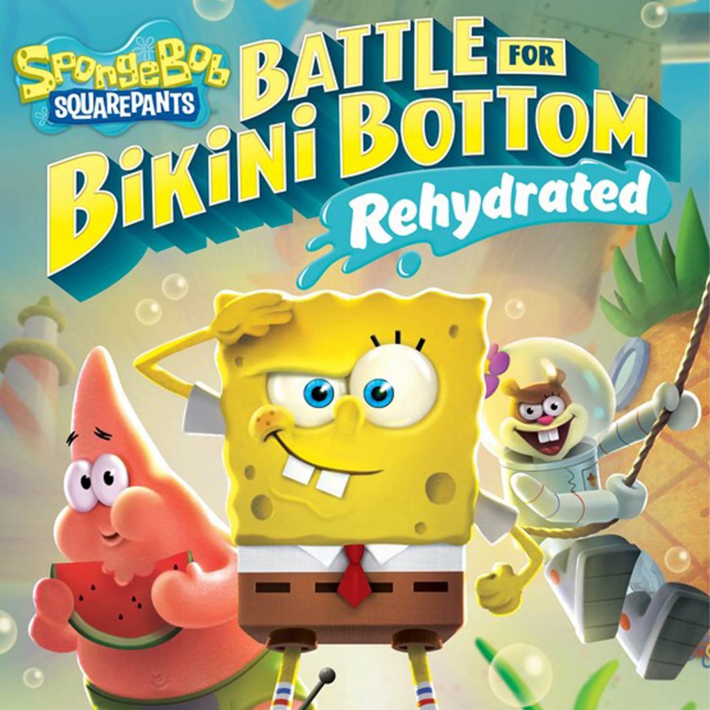 Cover art for SpongeBob SquarePants: Battle for Bikini Bottom – Rehydrated.
