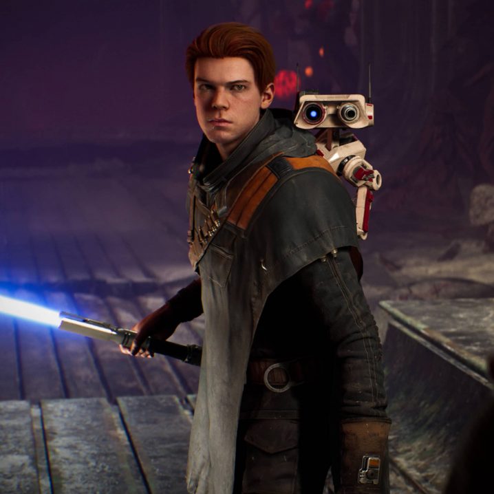 Cal and BD-1 in Star Wars Jedi: Fallen Order.