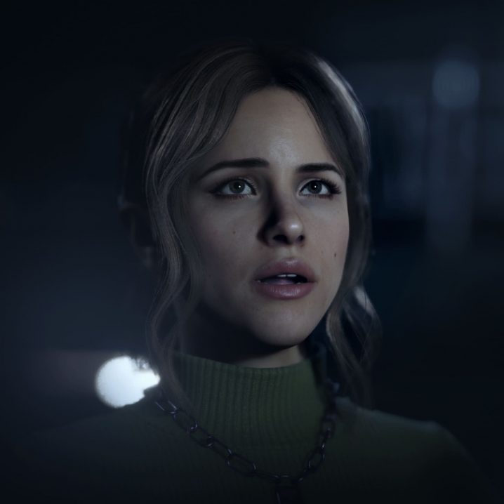 Emma (played by Halston Sage) from The Quarry by Supermassive Games.