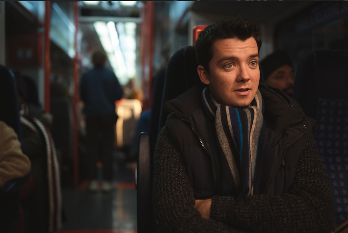 Asa Butterfield in "Your Christmas or Mine?"