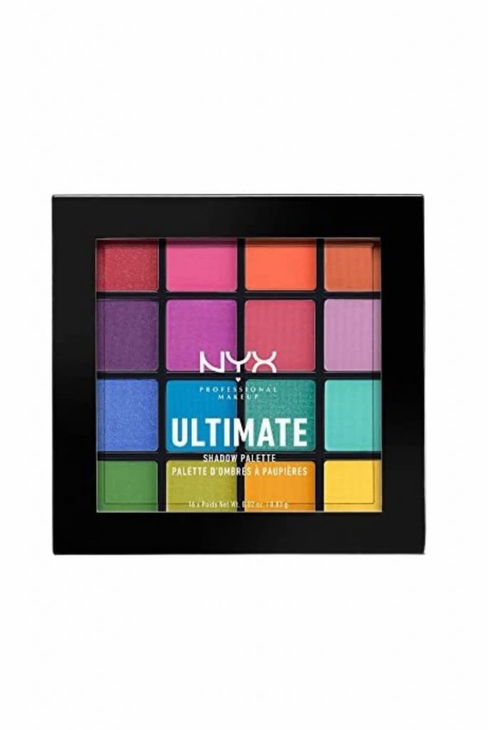 NYX, Ultimate Eyshadow Palette in "Brights"