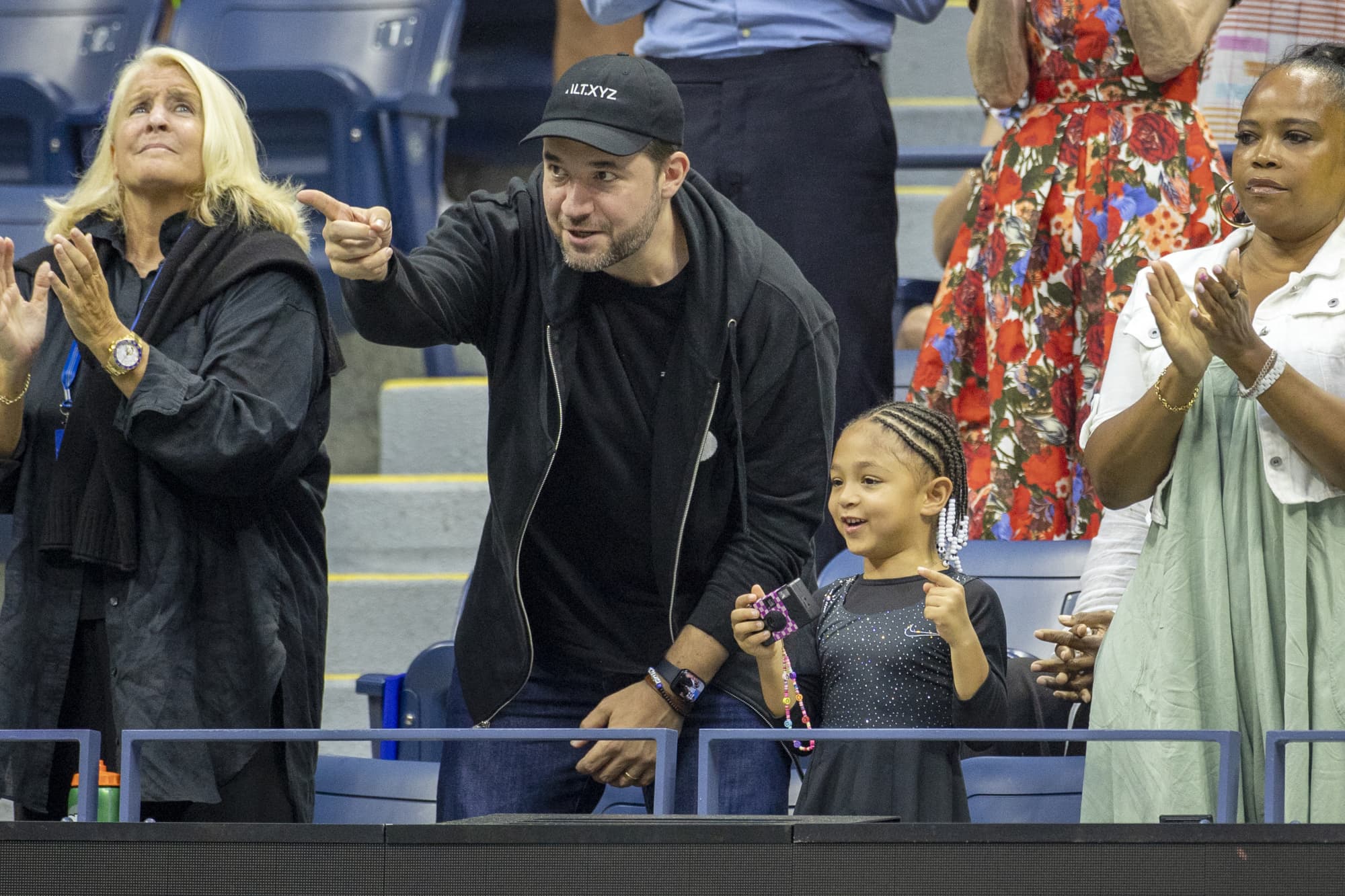 Serena Williams' daughter Alexis Olympia and husband Alexis Ohanian