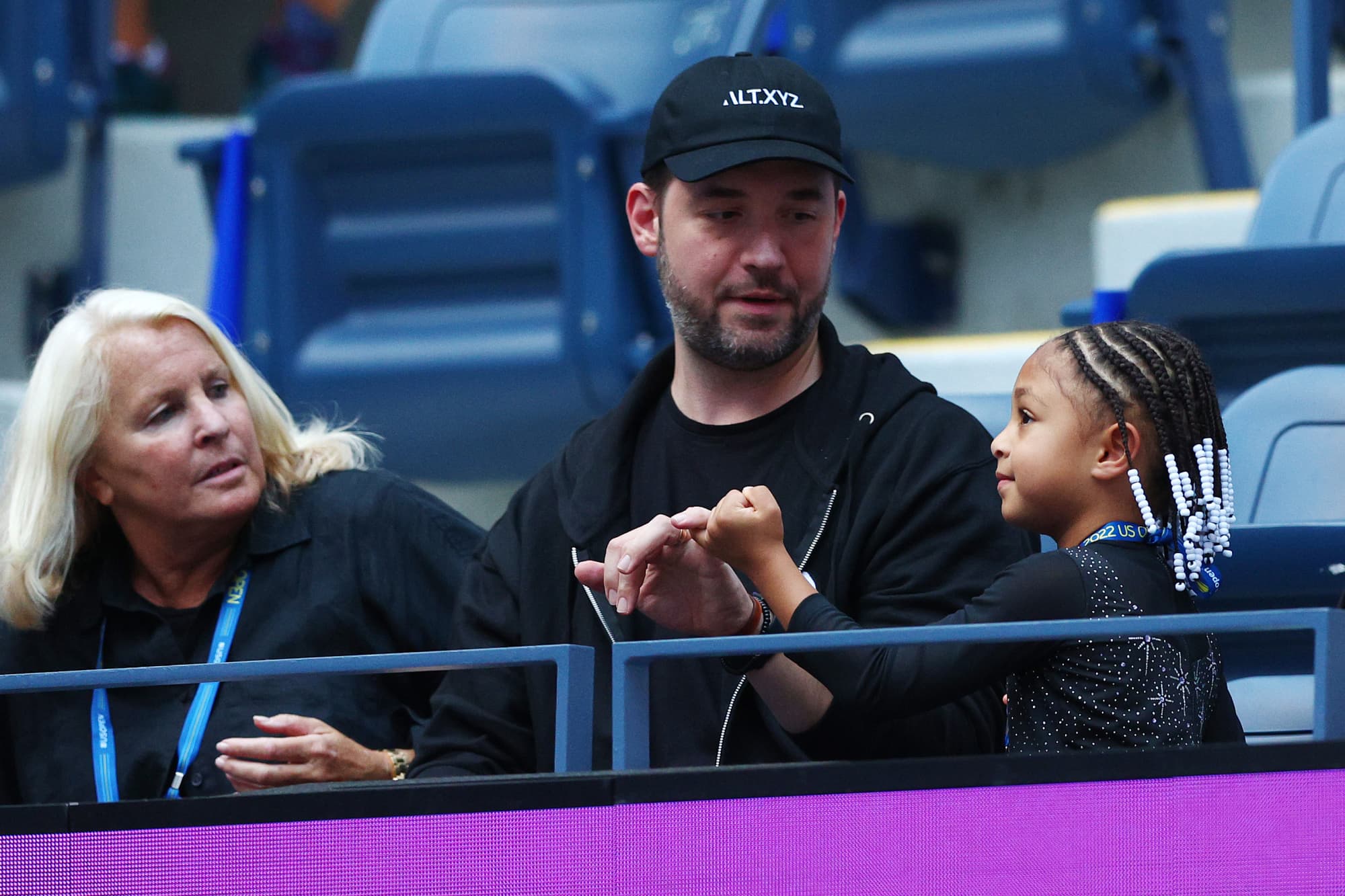 Olympia Ohanian's Braids at the 2022 US Open