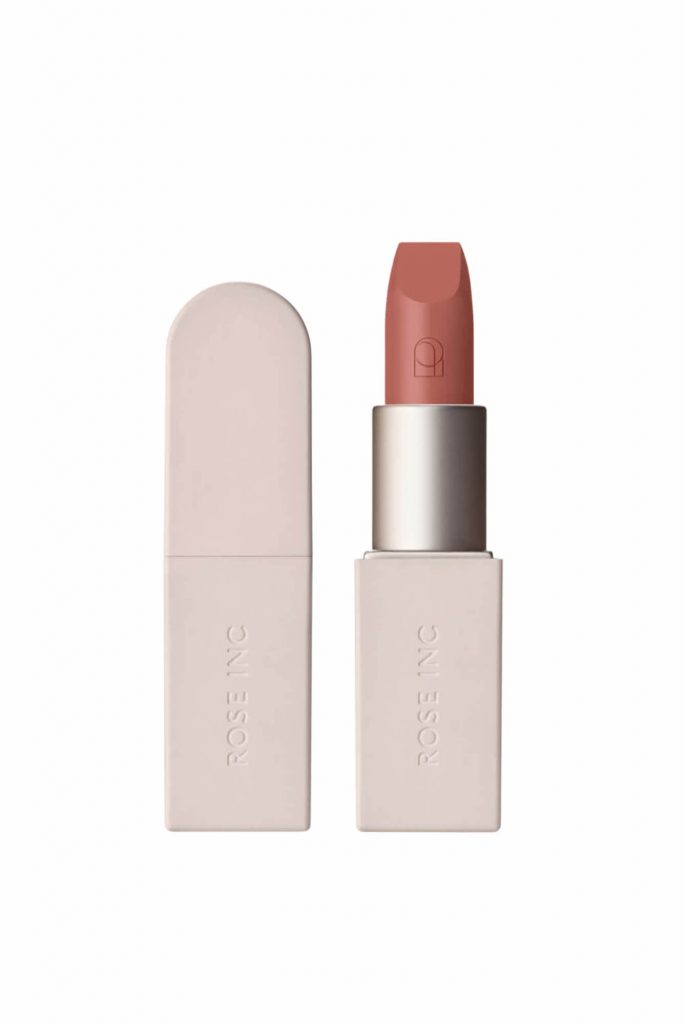 Best Beauty Products of July 2022:  Rose Inc, Satin Lip Color Rich Refillable Lipsticks, ($42) 