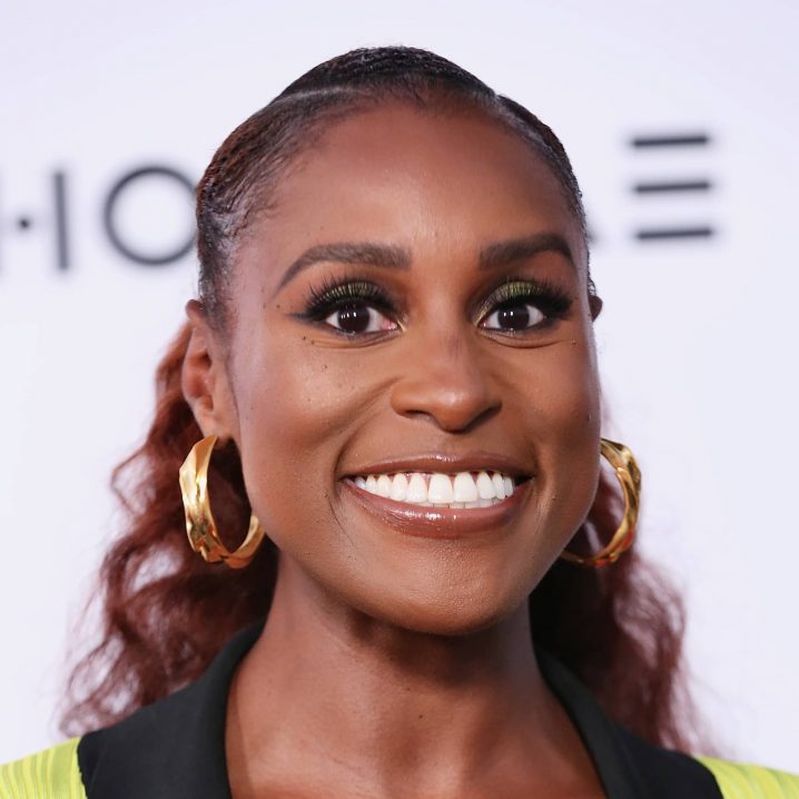 Issa Rae's Neon French Manicure