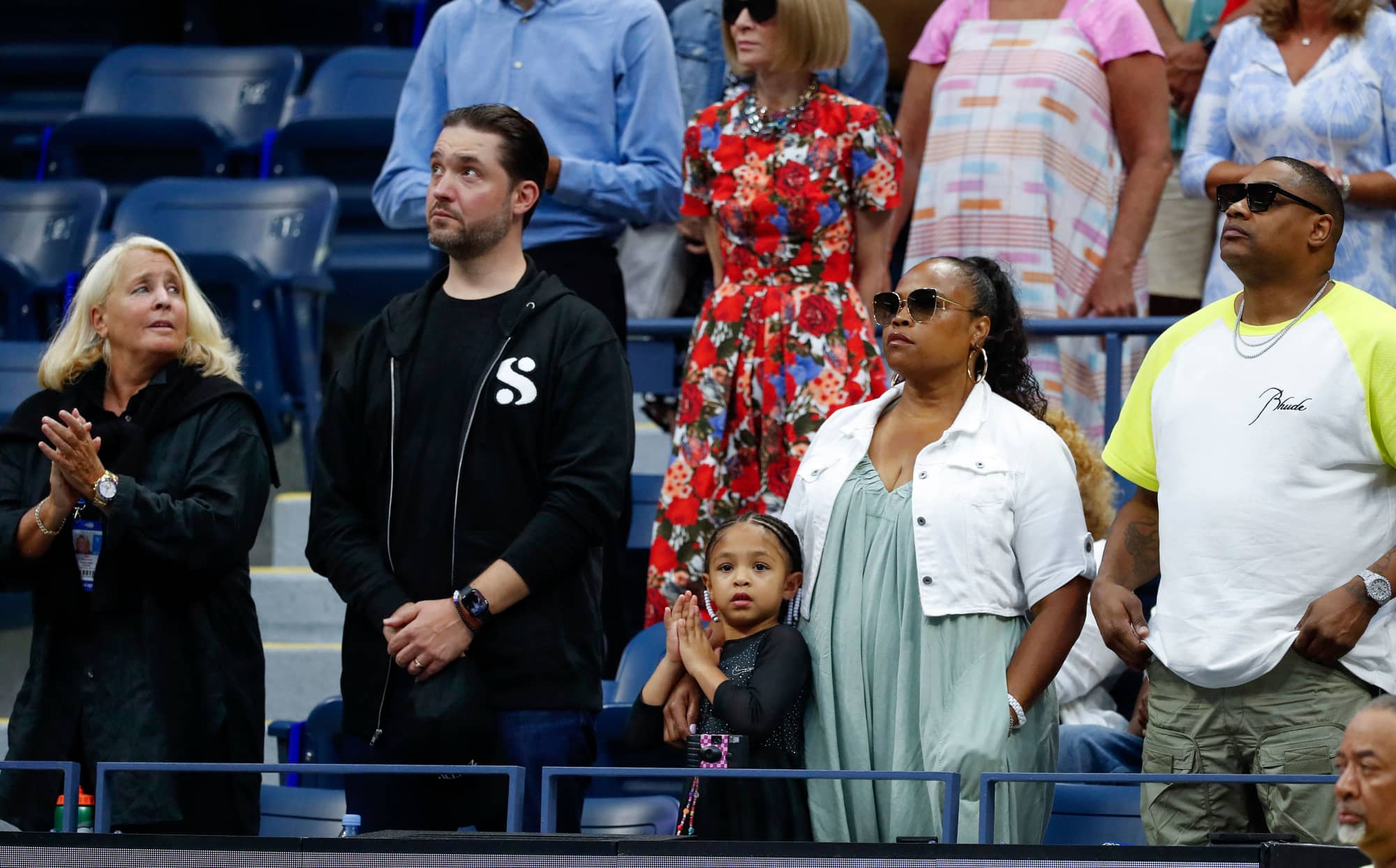 Serena Williams' daughter Alexis Olympia and husband Alexis Ohanian