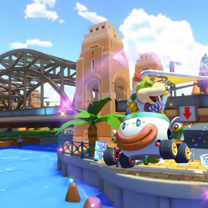 Bowser Jr. in Tour Sydney Sprint from the Mario Kart 8 Deluxe Booster Course Pass wave 2.