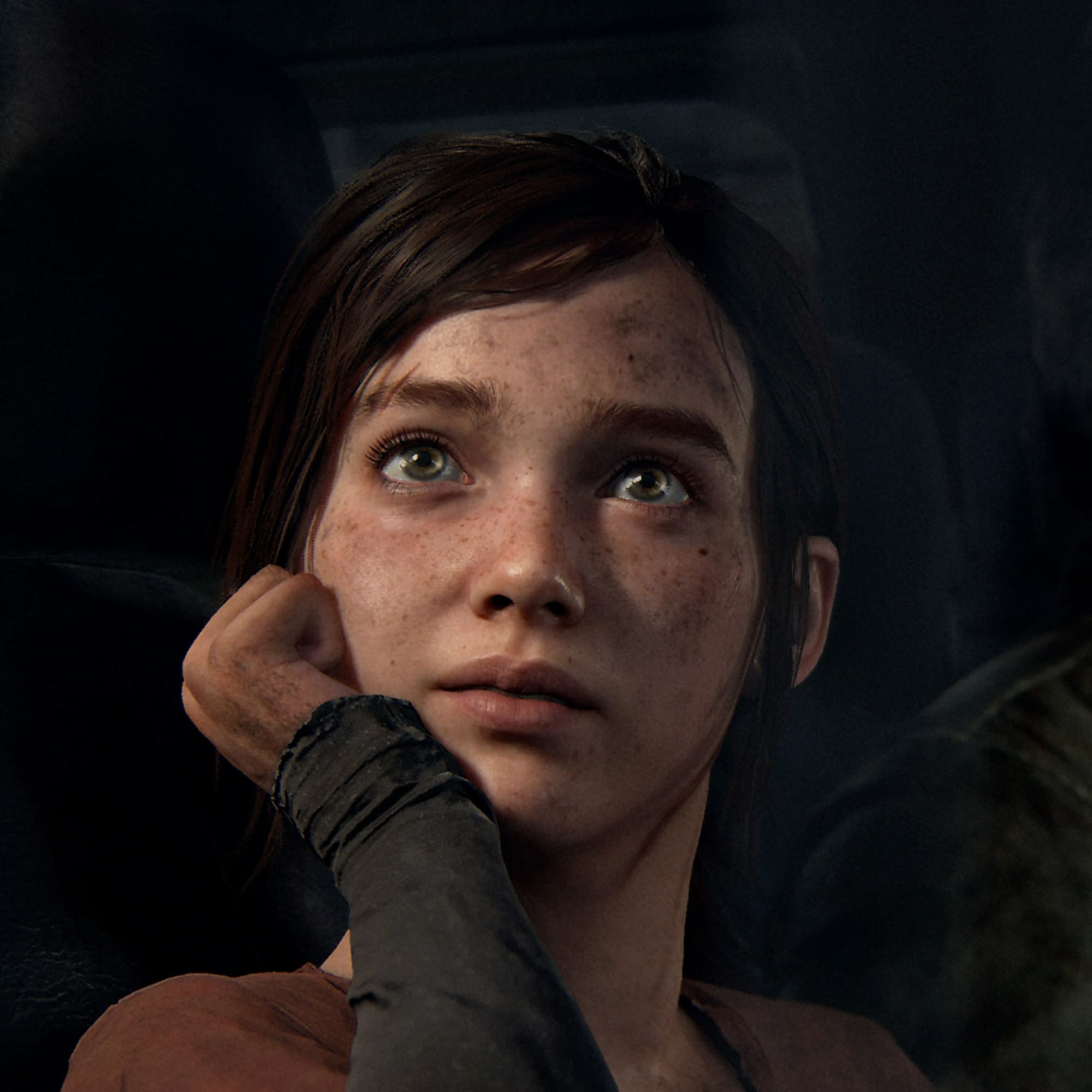 Ellie and Joel in The Last of Us Part 1 PS5 remake.