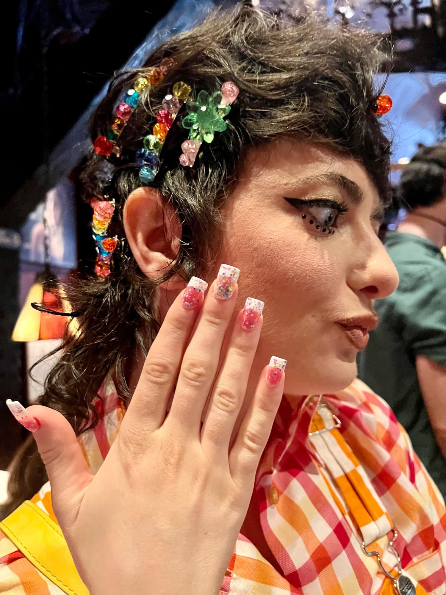 Square nails with Orly Beauty at NYFW