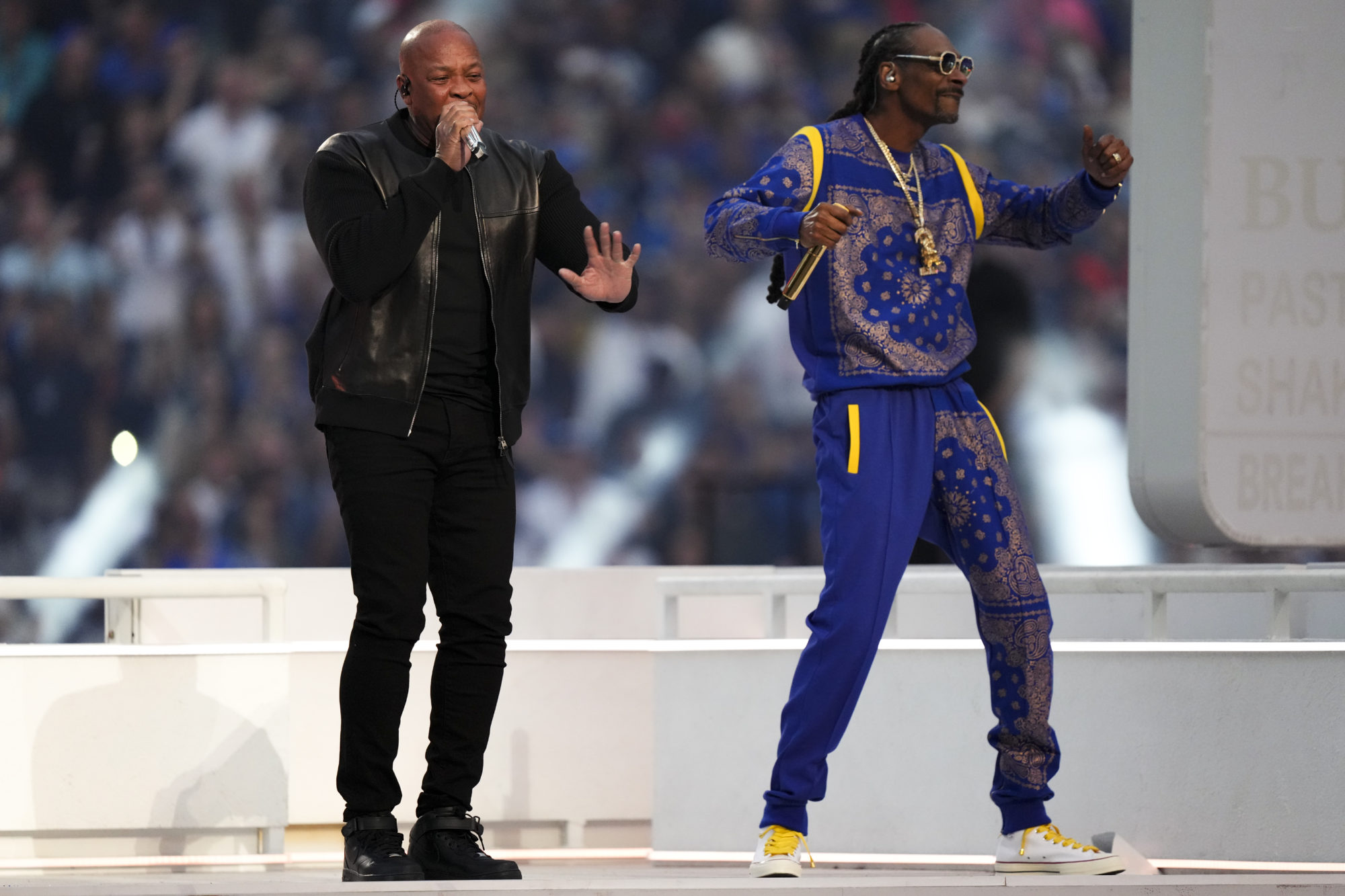 Dr. Dre, Snoop Dogg, Eminem, Mary J. Blige, Kendrick Lamar and 50 Cent Perform at Super Bowl in 2022