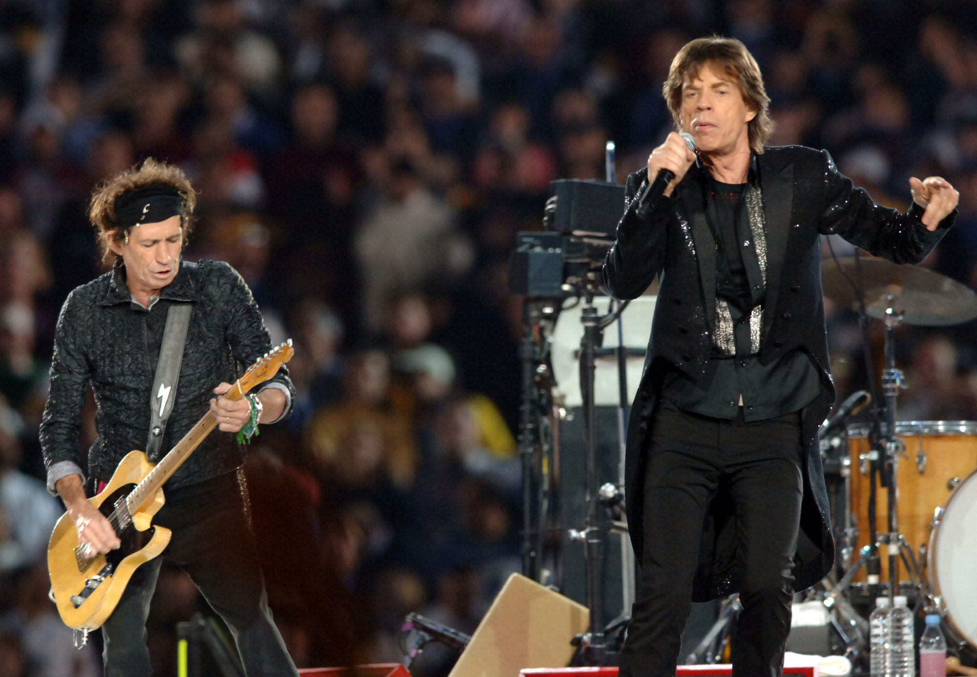 The Rolling Stones Perform at the Super Bowl in 2006