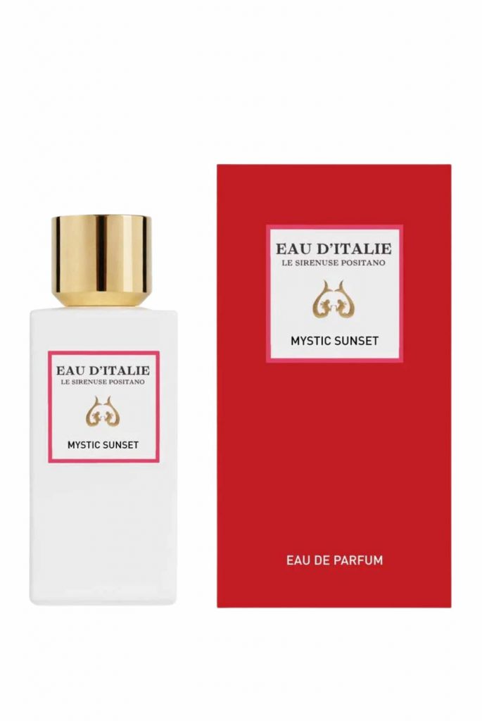 Beauty Editor Best of August 2022: Eau D'Italiem Mystic Sunset, Eau de Parfum, ($248) 