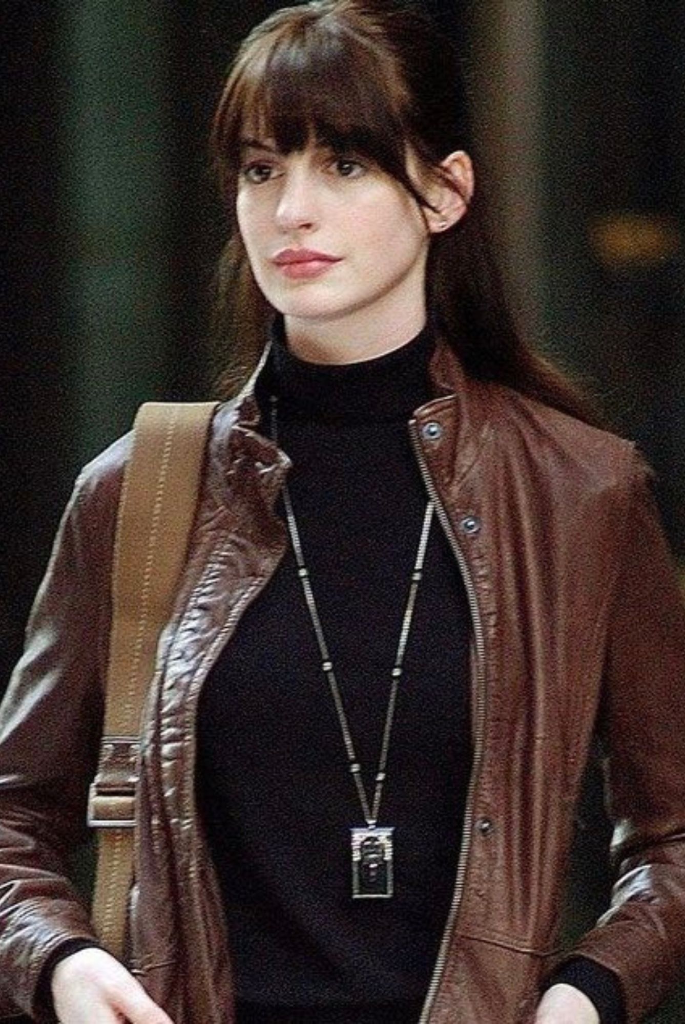 Anne Hathaway’s "The Devil Wears Prada" Bangs at NYFW