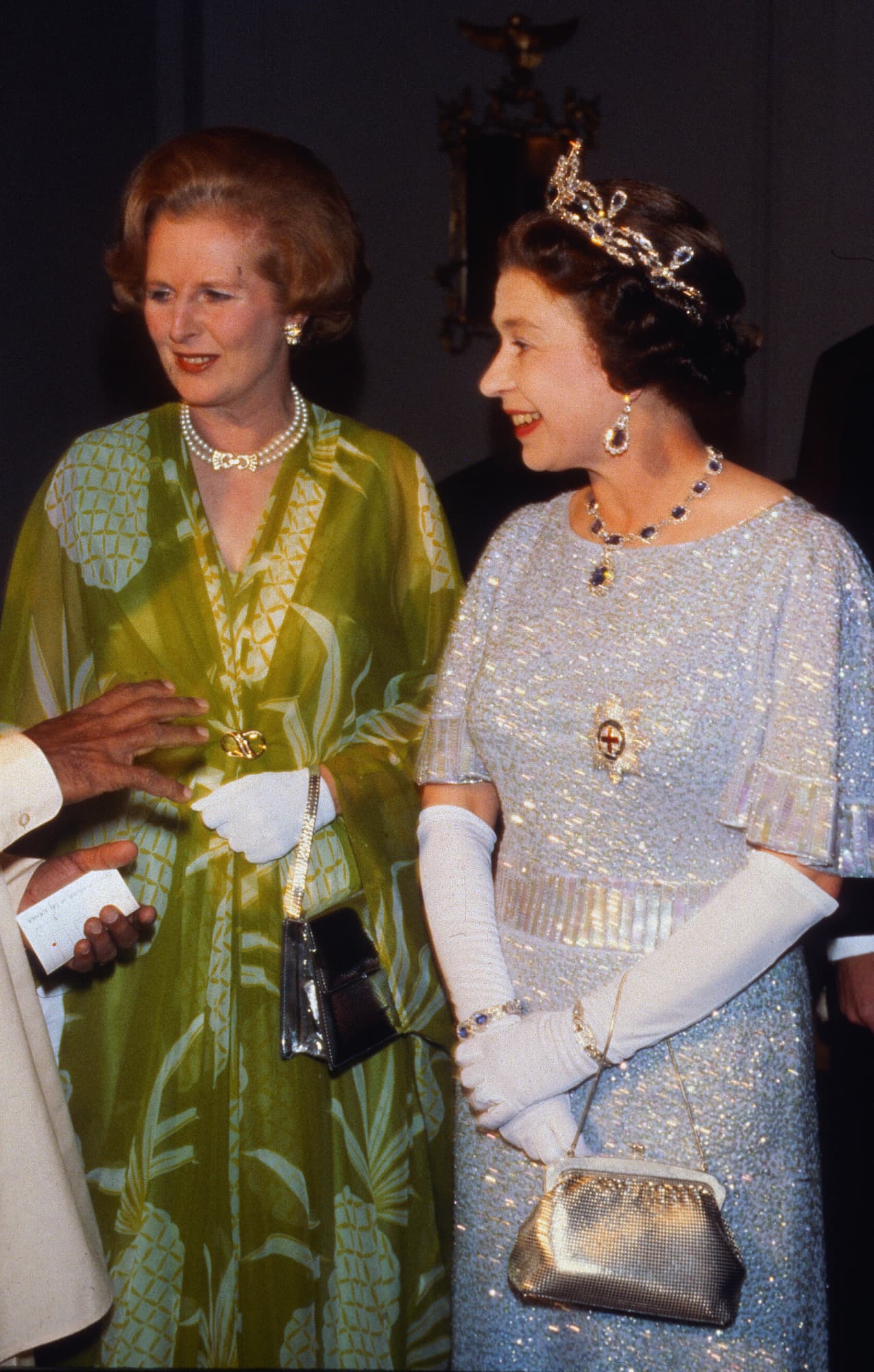 Queen Elizabeth II and Prime Minister Margaret Thatcher