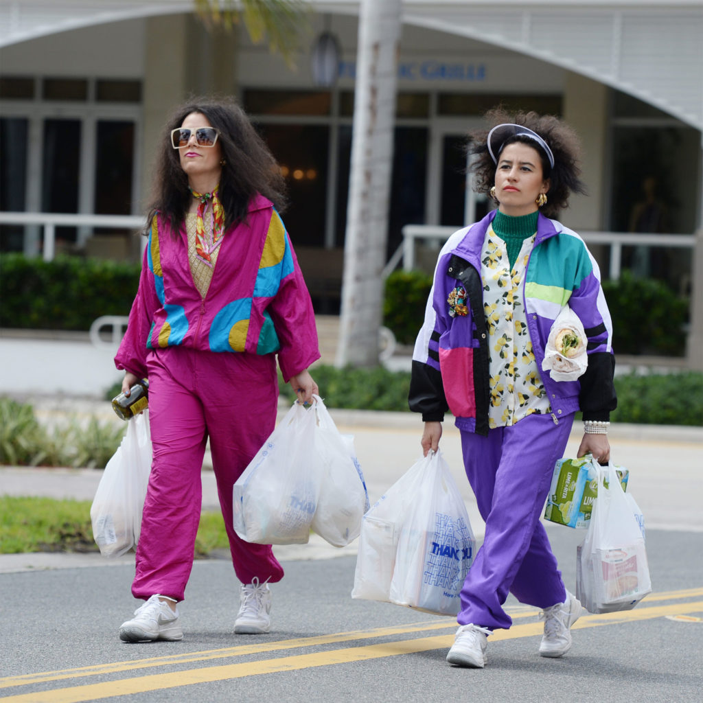 Abbi and Ilana on a shopping spree in the Florida episode of Broad City.