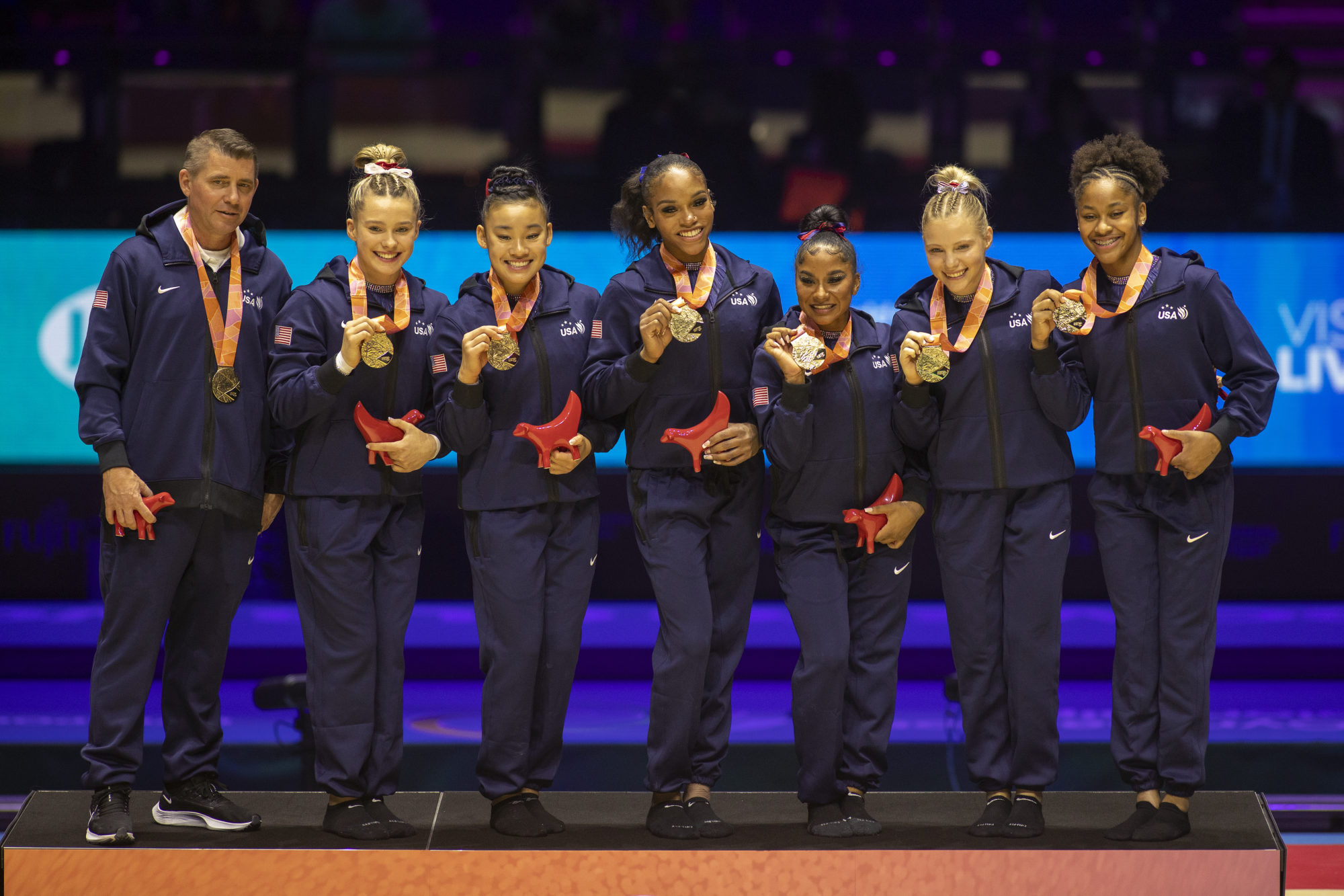 US Women’s Gymnastic Team Win Historic World Championship Title