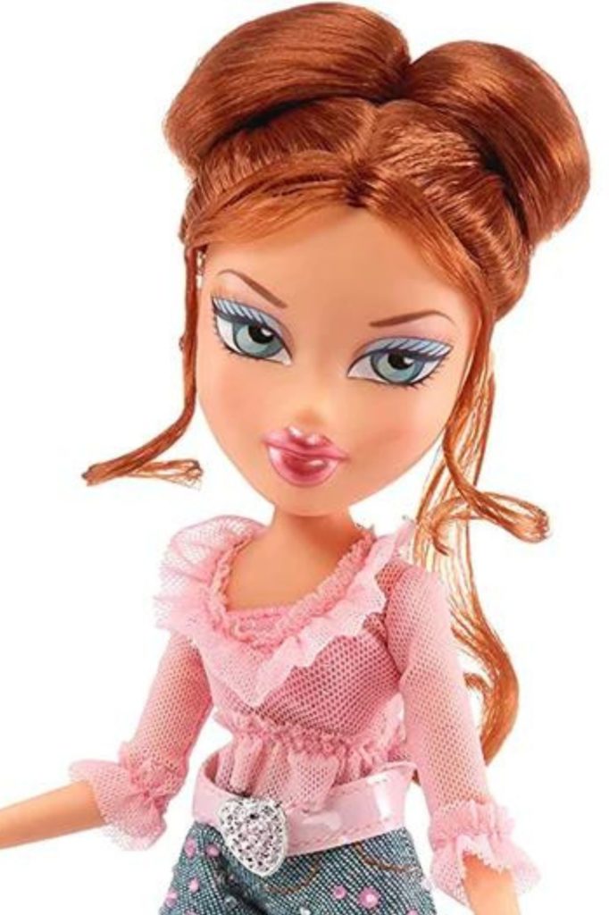Red haired Bratz doll with cut crease -goals- Image credit: Micro-Games America Entertainment