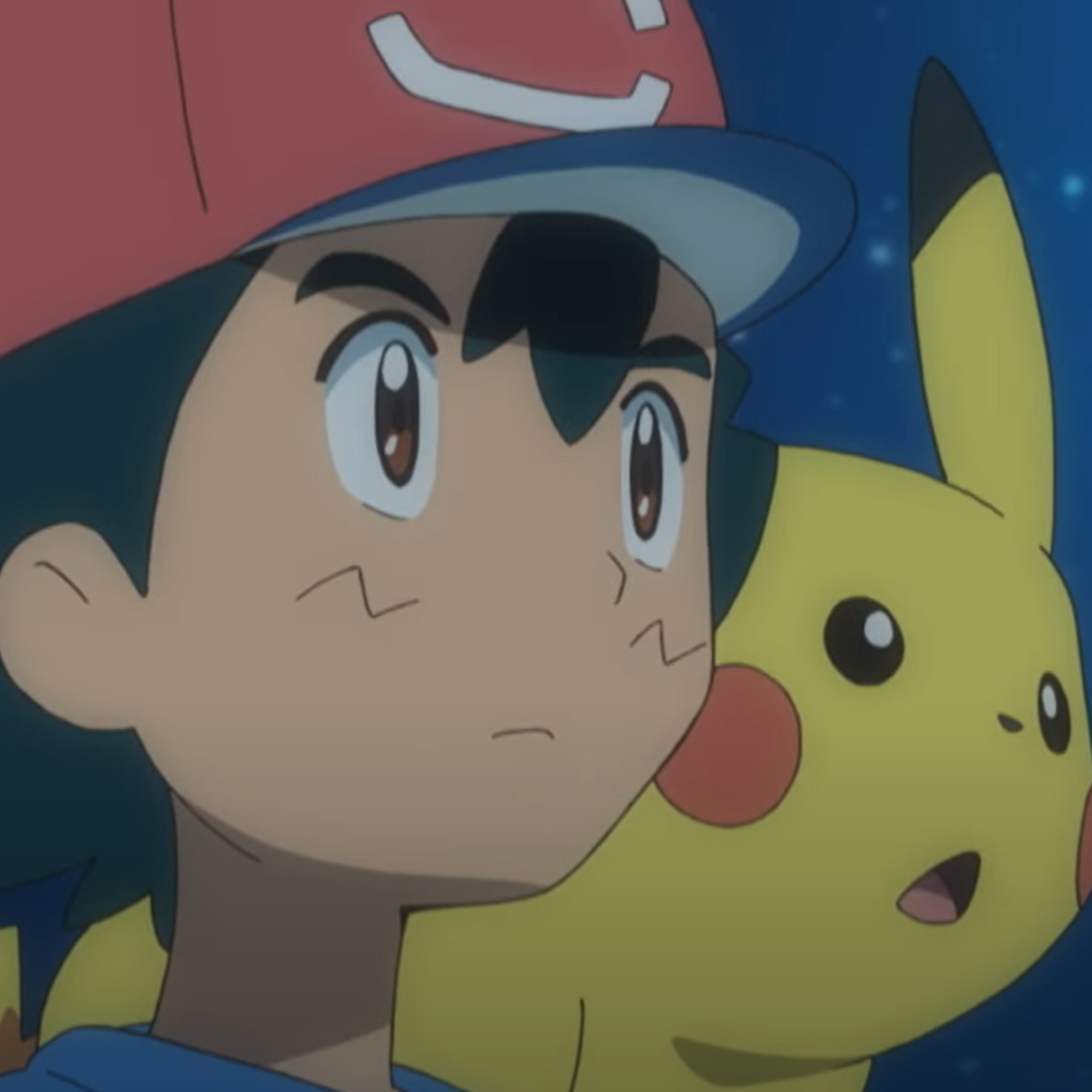 Ash and Pikachu in Pokémon the Series: Sun and Moon.