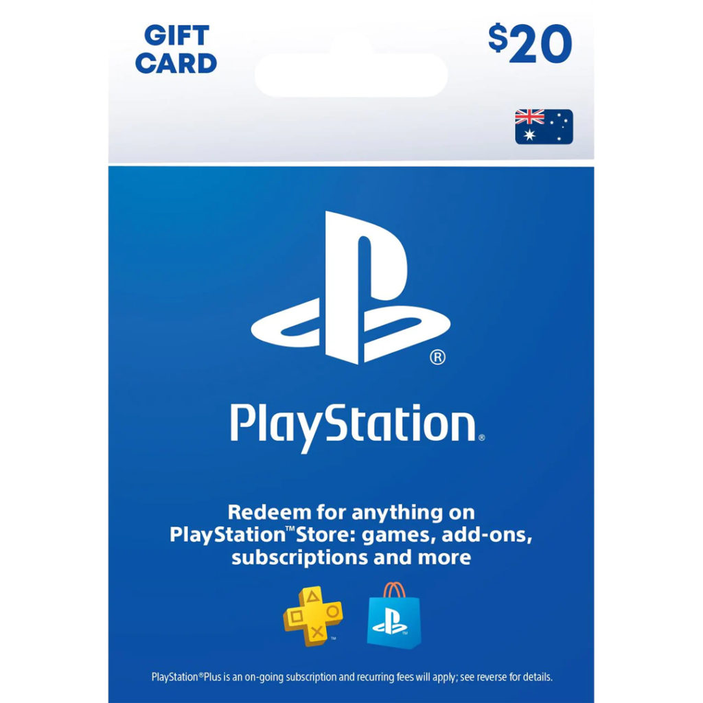 $20 PlayStation gift card.