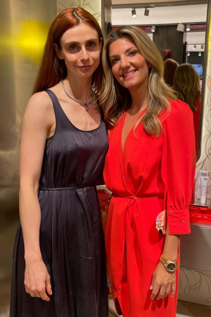 Ruby Feneley with FaceGym founder Inge Theron 