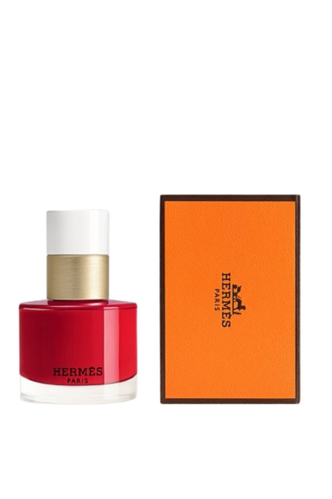 Best Valentine's Day Beauty Gifts: .  Hermès, Nail Enamel in "66 Rouge Pigment" ($70)