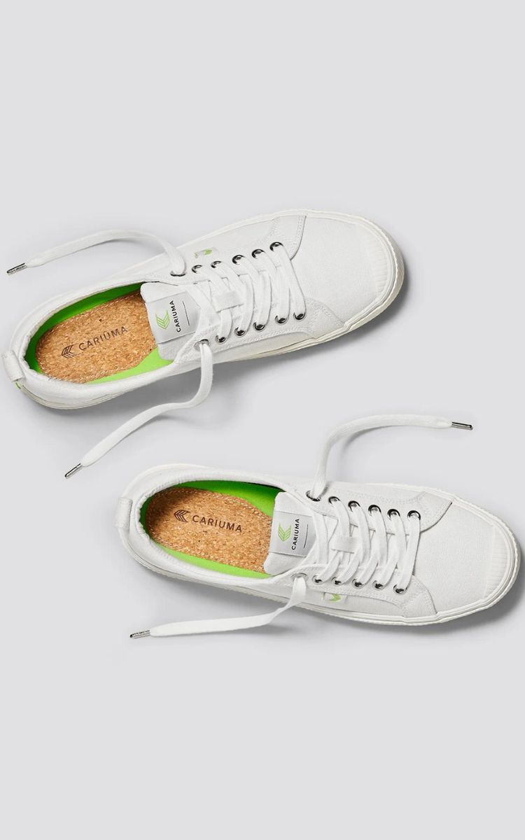 Cariuma Oca Low Off White Canvas Sneakers - Best White Sneakers for Women