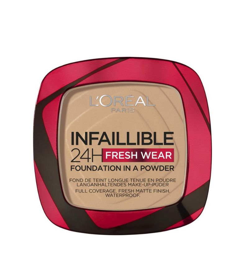 L'Oreal Infallible Pressed Powder is a light coverage mattifying powder that can be worn as a foundation or touch up product