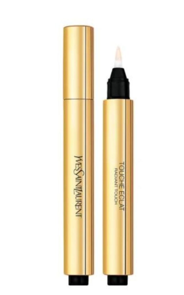 YSL, Touche Eclat Radience Perfecting Pen is a brightening concealer that lifts the hollows of the under eyes 