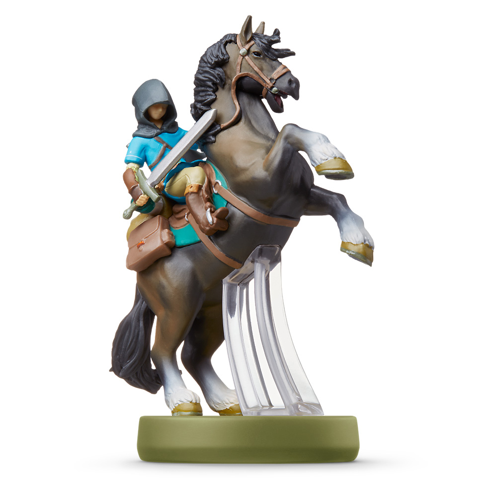 Rider Link amiibo from "Breath of the Wild" and "Tears of the Kingdom".