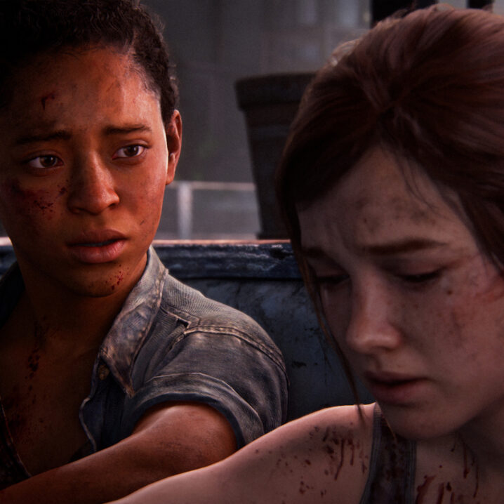 Ellie and Riley in The Last of Us Part 1 PC.