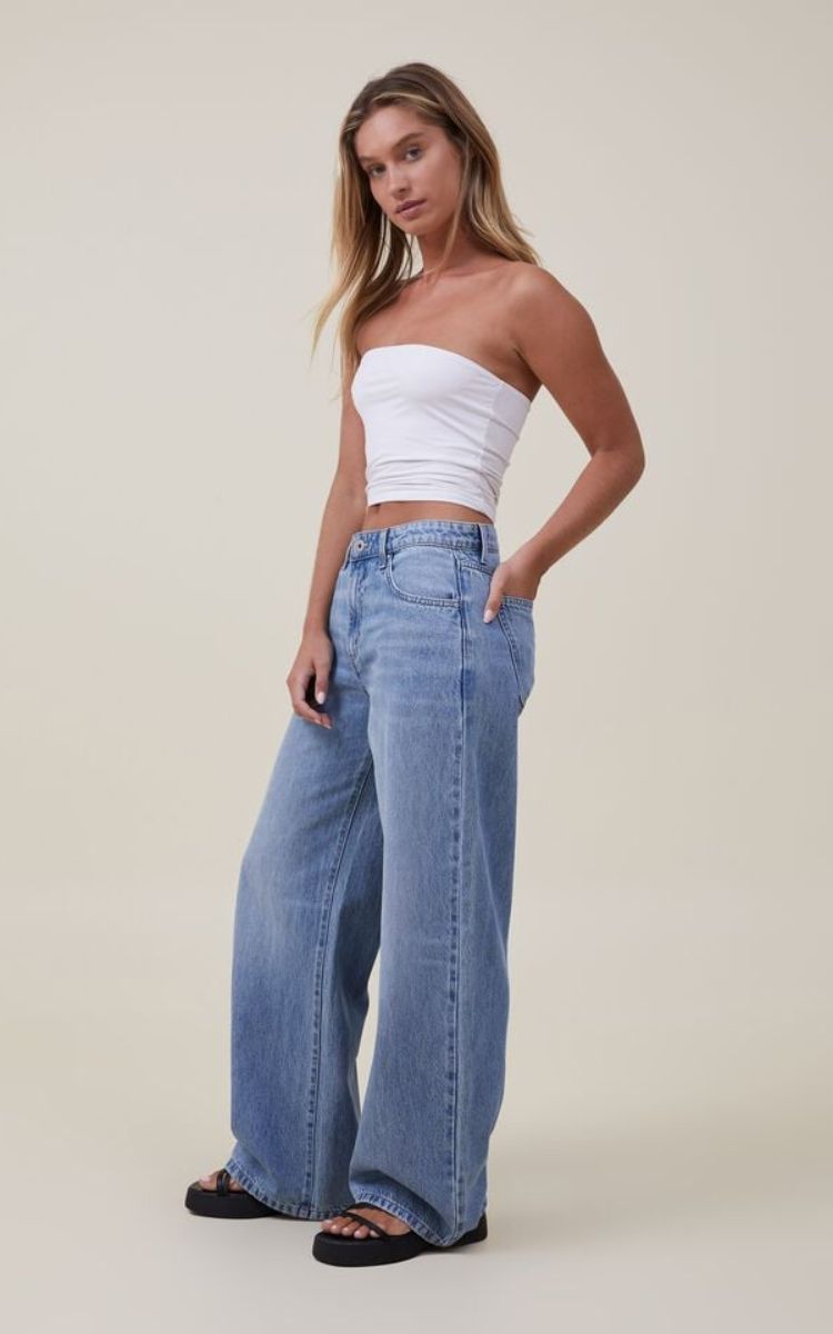 Cotton On Relaxed Wide Leg Jean - Best Jeans for Curves